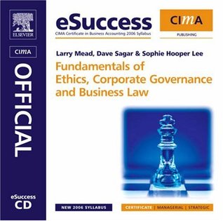[77ec8] @R.e.a.d# #O.n.l.i.n.e@ Cima Esuccess CD Fundamentals of Ethics, Corporate Governance and Business Law - Larry Mead @e.P.u.b~