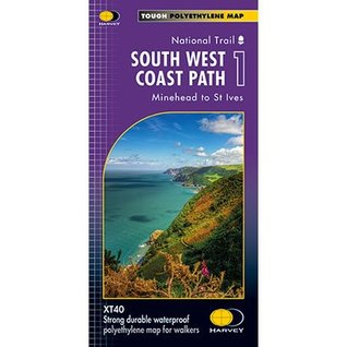 [196be] @Download~ South West Coast Path 1 XT 40 Minehead to St. Ives (Route Maps) - Harvey Map Services Ltd *P.D.F%