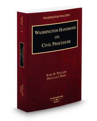 [746eb] #R.e.a.d@ Washington Handbook on Civil Procedure, 2009-2010 ed. (Vol. 15A, Washington Practice Series) - Douglas Ende ^ePub%