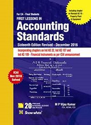 [e361a] *Read% FIRST LESSONS IN Accounting Standards CA FINAL - M P Vijay Kumar ^PDF~