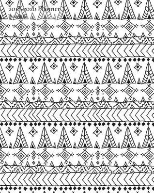 [ebef2] ~F.u.l.l.! @D.o.w.n.l.o.a.d~ 2018-2020 Planner Thoughtful: 3 Year 2018-2020 Monthly Calendar Organizer Appointment Book, Tribal Teepee Symbols Pattern Cover, Three Years 36 Months, 8x10 -  @e.P.u.b#