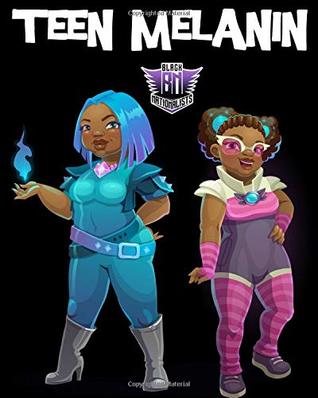 [ad05d] !R.e.a.d! Teen Melanin: Black Super Hero Notebook, 8x10 College Ruled Lined Paper, 100 Pages - Black Nationalists Comics %PDF@