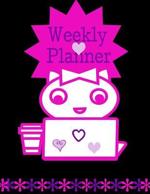 34132] ^D.o.w.n.l.o.a.d^ Weekly Planner: Undated Perpetual Cute Cat Theme Planner 52 Weeks -  ^e.P.u.b*