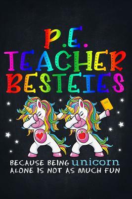 [7401b] #Read@ Unicorn Teacher: P.E. Teacher Besties Teacher's Day Best Friend Composition Notebook College Students Wide Ruled Lined Paper Magical dabbing dance in class is best with BFF 6x9 - Magicteacher #ePub*